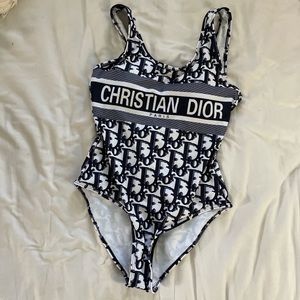 christian dior one piece swimsuit, new with tags size s!